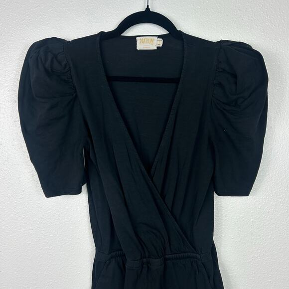 Nation LTD Lennox Wrap Romper Black Sz Small - Picture 7 of 9
